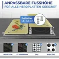 Produktbild: Maximex Herdabdeckplatte Universal Kornblumen 2er Set, Für Alle Herdarten, Mehrfarbig, Gehärtetes Glas Mehrfarbig, Kunststoff (tpe) Hellgrau, Kunststoff Transparent - Mehrfarbig