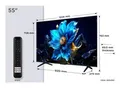 Produktbild: TCL 55P7K 55| Ultra HD 4K QLED Smart TV (2025)| Google TV+ Wifi| Dolby Visio ~D~