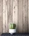 Produktbild: Tapete Vliestapete Braun Holz Holzbalken Holzlatte Holztapete Holzwand Holzpanee