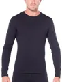 Produktbild: Icebreaker Unterwäsche Langarmshirt 200 Oasis LS Crewe - Merinowolle, enganliegend - schwarz Herren