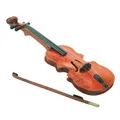 Produktbild: Deko-Geige, groß, Holzgeige, Fidel mit Bogen