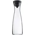 Produktbild: WMF Wasserkaraffe Basic, Klar, Schwarz, Metall, Kunststoff, Glas, 1,5 L, Deckel, Kaffee & Tee, Kannen, Karaffen