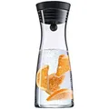 Produktbild: WMF Wasserkaraffe Basic, CloseUp-Verschluss schwarz|weiß 1500 ml | Ø 9,7 cm x 32,7 cm