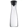 Produktbild: WMF Basic Wasserkaraffe 1,5 l, Glaskaraffe mit Deckel 1,5 l, Silikondeckel, CloseUp-Verschluss aus Cromargan-Edelstahl, inkl. Sieb zum Zurückhalten von Eiswürfeln und Früchten