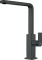 Produktbild: Franke Küchenarmatur Mythos mit schwenkbarem Auslauf, Schwarz gebürstet  115.0550.441