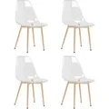 Produktbild: vidaXL Esszimmerstühle 4 Stk Transparent PET 338063