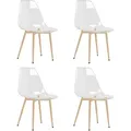 Produktbild: vidaXL Esszimmerstühle 4 Stk. Transparent PET