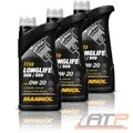 Produktbild: MANNOL 3 L LITER Longlife 508/509 0W-20 MOTOR-ÖL MOTOREN-ÖL
