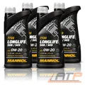 Produktbild: MANNOL 4 L LITER Longlife 508/509 0W-20 MOTOR-ÖL MOTOREN-ÖL