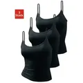 Produktbild: Spaghettitop VIVANCE ACTIVE, Damen, Gr. 32/34, schwarz, Single Jersey, Obermaterial: 95% Polyamid, 5% Elasthan (LYCRA), unifarben, Basic, körpernah taillenbedeckt, tiefer Rundhals, Tops, aus weicher Microfaser, Topseller