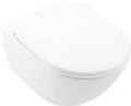 Produktbild: V&B Combi-Pack Wand-Tiefspül-WC TwFl Artis we, ov., wandhängend, waagerecht, mit WC-Sitz