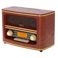 Produktbild: Adler AD 1187 Retro Radio mit Bluetooth Holz Optik USB AUX Anschluss LCD Anzeige