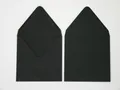 Produktbild: Blanke Briefhüllen Briefumschlag Briefumschläge 160x160mm 120g/qm gummiert VE=100 Stück schwarz.