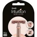 Produktbild: 4027800255801 Wilkinson Intuition Rose Gold żyletki do klasycznej maszynki do go