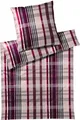 Produktbild: JOOP! Mako-Satin-Bettwäsche-Garnitur Checks Farbe Rose Größe 155x220+80x80cm AL
