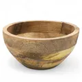 Produktbild: Mango Holz Schale rund - 20 cm - Tisch Deko Obst Schüssel Servier Teller natur