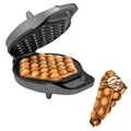 Produktbild: 132465 Bubble-Waffeleisen 180° aufklappbar 700 Watt 07 m Kabellänge antihaftb...