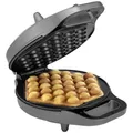 Produktbild: PRINCESS 132465 Bubble Waffeleisen Eis 700 Watt Antihaftbeschichtung Grau NEU