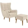 Produktbild: Mirjan24 Sessel, Beige, Holz, 80x106x95 cm, Wohnzimmer, Sessel, Polstersessel