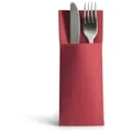 Produktbild: Ornamensa Airlaid 50 Besteckservietten Bestecktaschen bordeaux 32x40cm, Stoffähnlich, hochwertige Einwegserviette