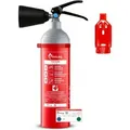 Produktbild: FireLoq 2kg Co2,eichter nicht magnetischer Alu Behälter 34B mit Prüfnachweis