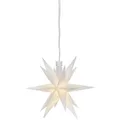 Produktbild: LED-Weihnachtsstern weiß 1 warmweißen LED Ø=12cm Batteriebetrieb Sterntaler