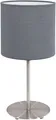 Produktbild: EGLO Deko Tisch Lampe Leuchte PASTERI 1flg. Metall Textil Dunkelgrau 18x40cm