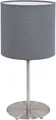 Produktbild: EGLO Deko Tisch Lampe Leuchte PASTERI 1flg. Metall Textil Dunkelgrau 18x40cm