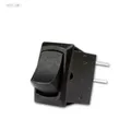 Produktbild: Mini-Wippschalter schwarz 2-polig max. 250V/3A Wippenschalter Schalter schaltend