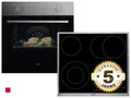 Produktbild: AEG AB02B Set Backofen NBU5A10CM + Glaskeramikkochfeld HK634060XB