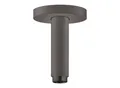 Produktbild: hansgrohe S Deckenanschluss 27393340 100mm, brushed black, DN 15, runde Rosette