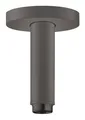 Produktbild: Hansgrohe Deckenanschluss S 100 mm - Brushed Black Chrome - 27393340