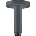 Produktbild: hansgrohe Deckenanschluss S 100 mm, 27393340, Farbe: Brushed Black