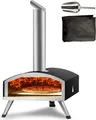 Produktbild: VEVOR Tragbarer Pizzaofen Outdoor Backofen Holzofen 304mm Garten Holzkohle