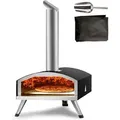 Produktbild: Mophorn - vevor Tragbarer Pizzaofen Outdoor 304,8 mm, Gas Holzpellets Holzkohle Pizzaofen, Edelstahl Pizzaofen, Max. 540 °C Holzpelletsschaufel &