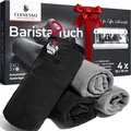 Produktbild: CLENESSO Barista Tuch Set (4st. 30 x 30 cm) für Siebträger & Haushalt
