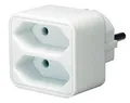 Produktbild: 2 fach Stecker Verteiler Mehrfachstecker brennenstuhl Adapterstecker auf 2 Euro