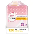 Produktbild: Camelia Maxi Binden Normal 20x6 (120 Stück Damenbinden)