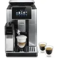 Produktbild: De'Longhi PrimaDonna Soul ECAM610.75.MB Kaffeevollautomat - 21 Rezepte, 5 Profile, cremiger Milchschaum, 4,3'' TFT Farbdisplay, einfache Bedienung, Edelstahl