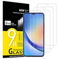 Produktbild: NEW'C 3 Stück für Samsung Galaxy A34 5G für Panzerglas, Frei von Kratzern, 9H Härte, HD Displayschutzfolie, 0.33mm Ultra-klar, Ultrabeständig