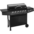 Produktbild: TAINO BASIC 6+1 Gasgrill BBQ GRILLWAGEN Edelstahl Brenner Seitenkocher