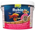 Produktbild: Tetra Rubin Flakes - Fischfutter in Flockenform mit natürlichen Farbverstärkern, unterstützt eine intensive Farbenpracht der Fische, 10 L Eimer