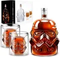 Produktbild: Whiskey Dekanter Set Transparent Kreativ mit 2x 150ml Gläsern, Whisky Geschenk