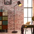 Produktbild: Stehlampe Morik Lindby, schwarz, für Wohn- / Esszimmer, Metall, Modern, Stehlampe 9621245