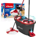 Produktbild: Vileda Turbo Wischset Mikrofaser mit Teleskopstiel 6L 1300mm Rot Schwarz