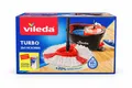 Produktbild: Vileda Turbo Komplettset Bodenwischer Set Teleskopstiel  inkl. Gratis Handschuhe