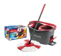 Produktbild: VILEDA Drehmopp-Set mit Eimer und Fußpedal-Wringer TURBO-EASYWRING CLEAN 6 L