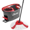 Produktbild: Vileda Turbo EasyWring & Clean Wischmop Komplett Set Powerschleuder Rot Grau