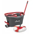 Produktbild: Vileda Wischmop Turbo EasyWring + Clean Box, Bodenwischer (schwarz/rot)