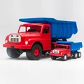 Produktbild: TATRA 148 Kipper Spielzeug-Set rot/blau 72&30cm - DDR/CSSR-Retro Sandspielzeug